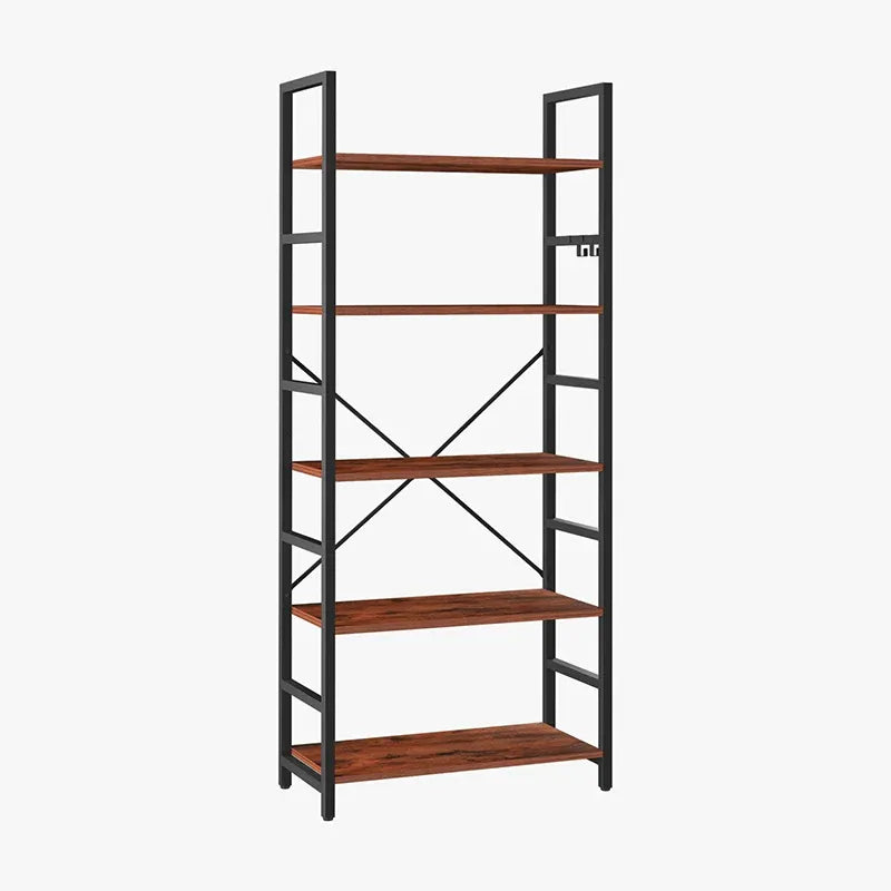 Simple Style Yoobure 5-Tier Tall Bookshelf