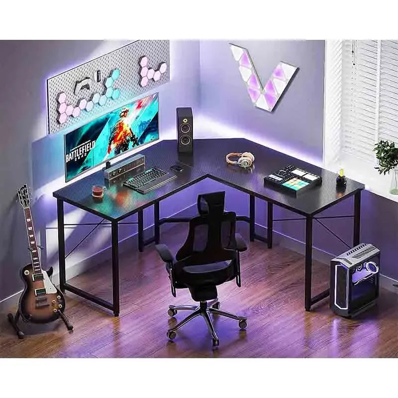 Black Yoobure Corner Desk Gaming Table for Home Office