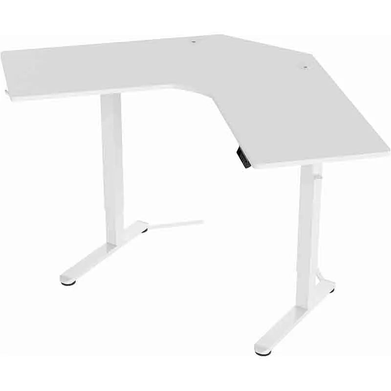 Yoobure 47” L-Shaped Electric Standing Desk, White