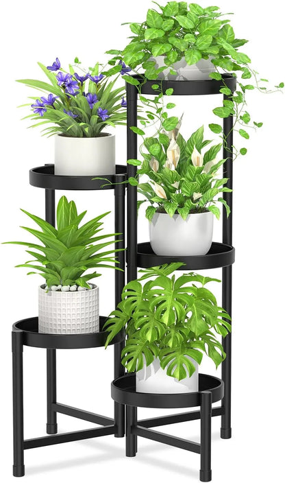 Yoobures 5 Tiered Tall Plant Stand for Indoor,