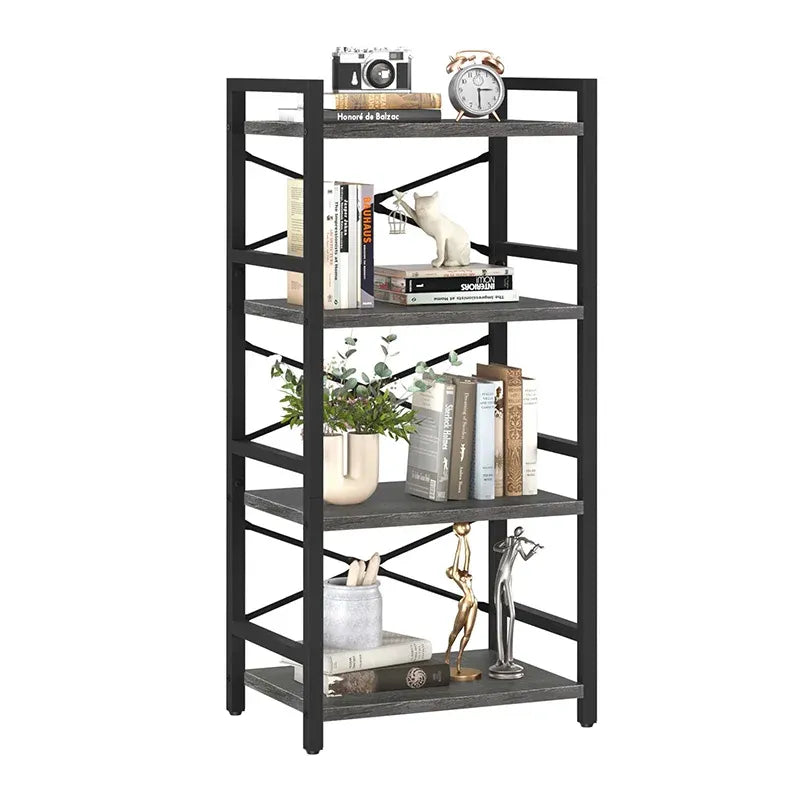 Drawerless Yoobure 4-Tier Small Bookshelf