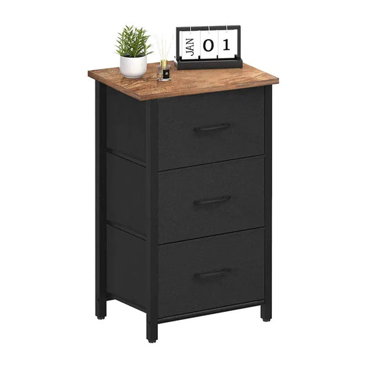 Minimalist Yoobure 3 Drawer Beside Table