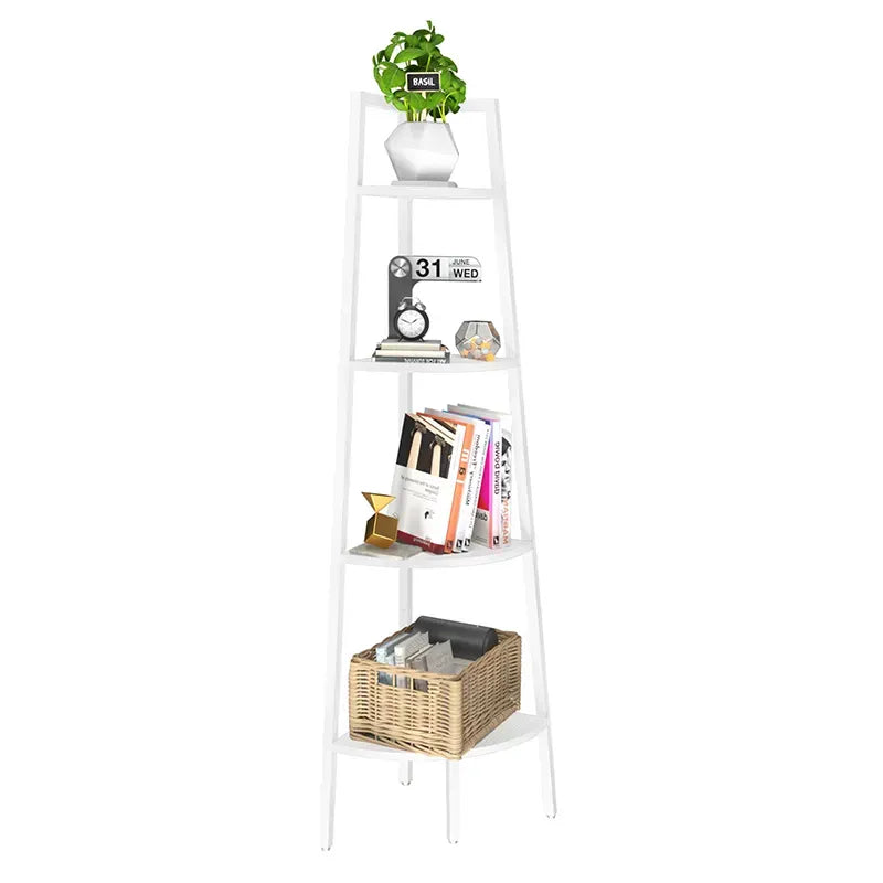 Minimalist Yoobure 4 Tier Corner Shelf