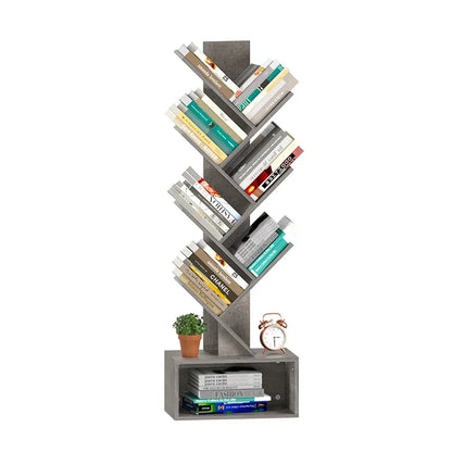 Yoobure Tree Bookshelf with Eight Storage Positions