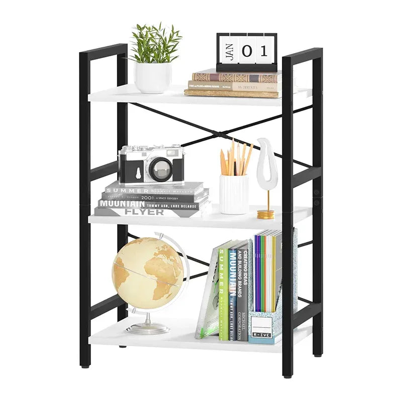 Drawerless Yoobure 3-Tier Small Bookshelf