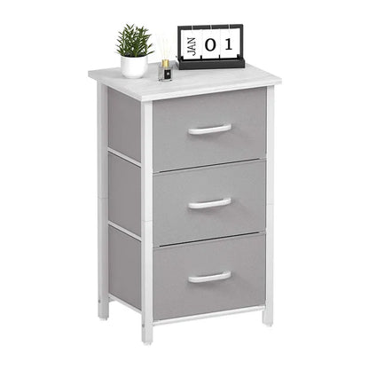 Minimalist Yoobure 3 Drawer Beside Table