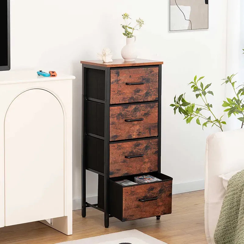 Yoobure 4-Drawer Beside Table with 100 lb. weight capacity