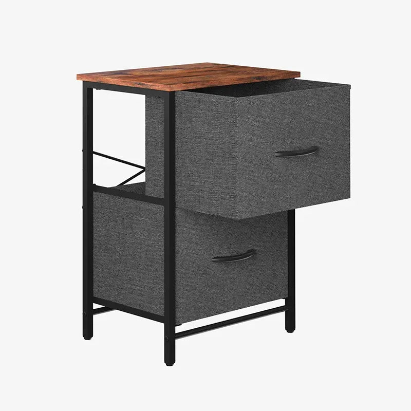 High Capacity Yoobure 2 Drawer Nightstand (2 Piece Set)