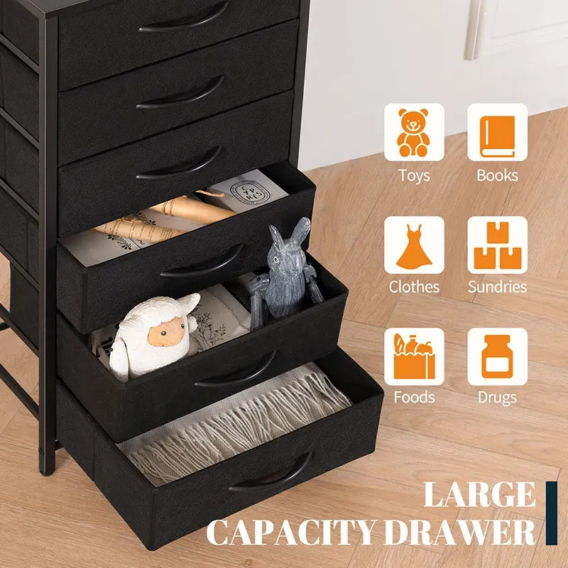 Yoobure 6-drawer nightstand with large capacity