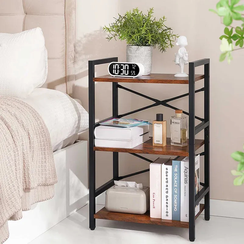 Drawerless Yoobure 3-Tier Small Bookshelf