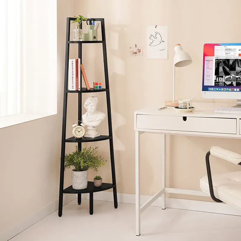 Minimalist Yoobure 4 Tier Corner Shelf