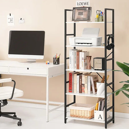 Simple Style Yoobure 5-Tier Tall Bookshelf