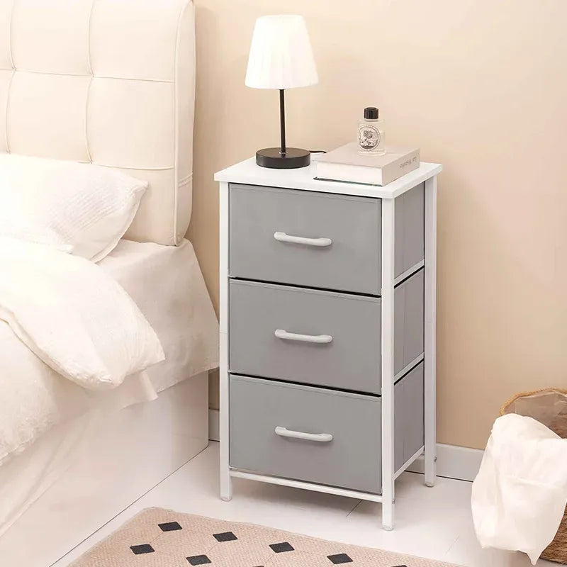 Minimalist Yoobure 3 Drawer Beside Table