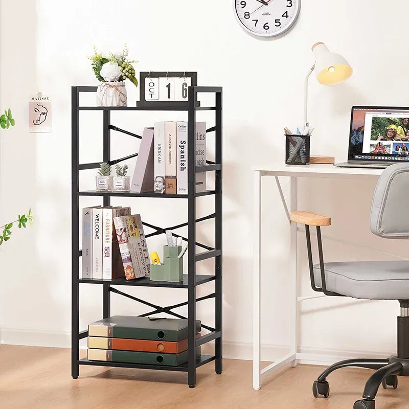 Drawerless Yoobure 4-Tier Small Bookshelf