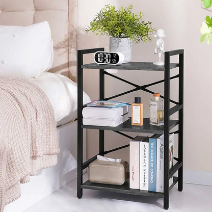 Drawerless Yoobure 3-Tier Small Bookshelf