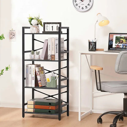 Drawerless Yoobure 4-Tier Small Bookshelf