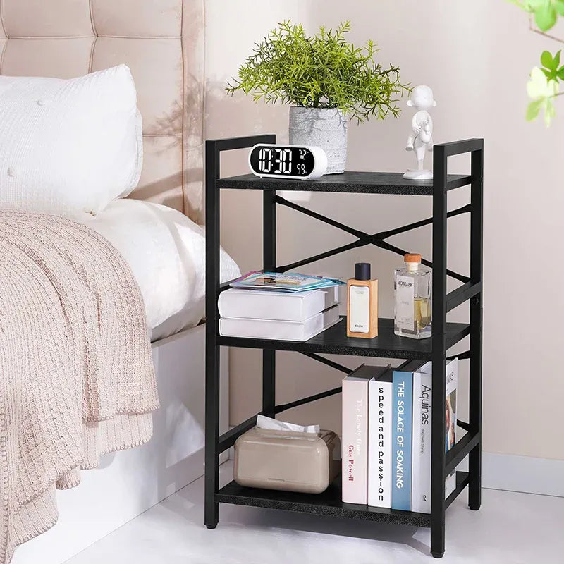 Drawerless Yoobure 3-Tier Small Bookshelf