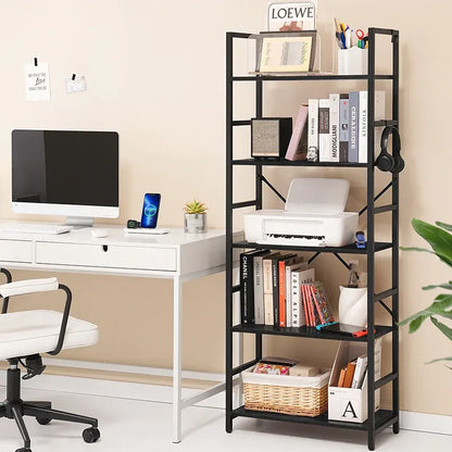 Simple Style Yoobure 5-Tier Tall Bookshelf