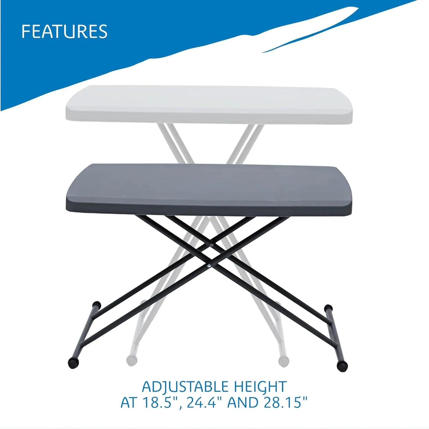 Yoobures Small Camping Personal Folding Table