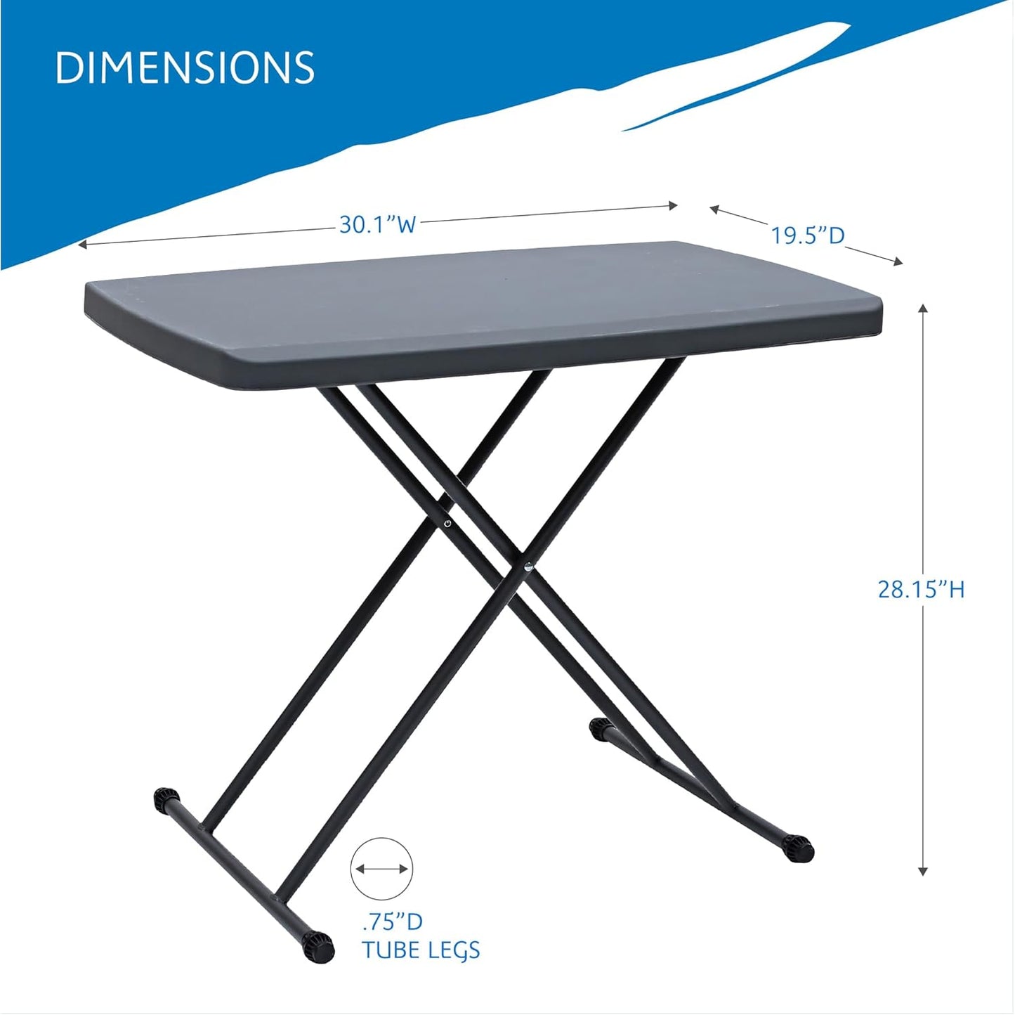 Yoobures Small Camping Personal Folding Table