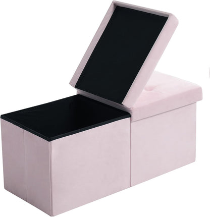 75L Bed End Storage Bench With Flip Cover