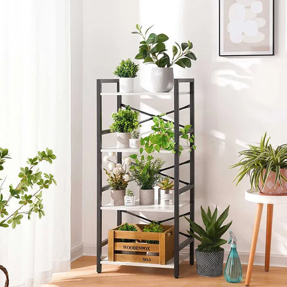 Drawerless Yoobure 4-Tier Small Bookshelf