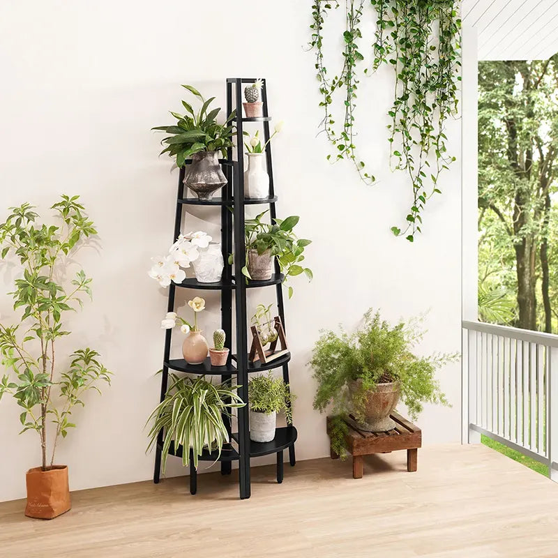 Minimalist Yoobure 4 Tier Corner Shelf