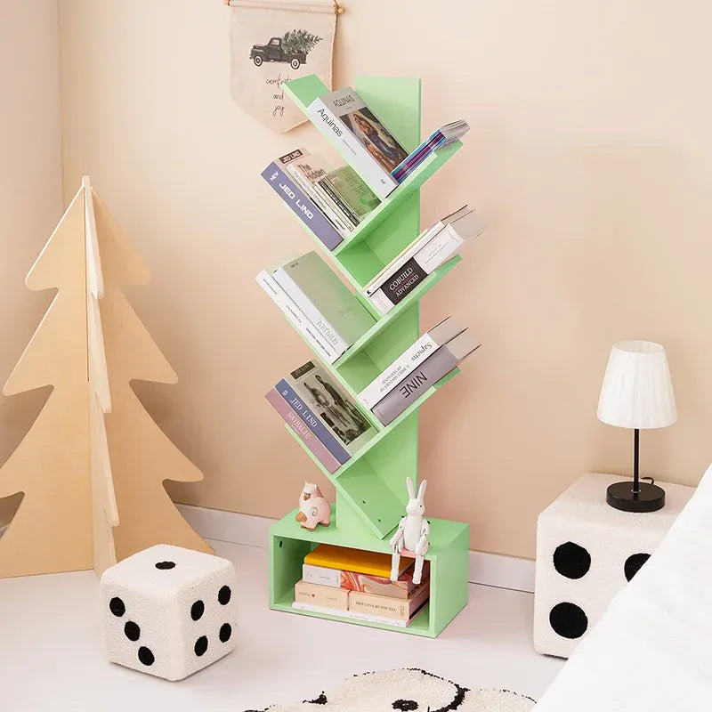 Yoobure Tree Bookshelf with Eight Storage Positions