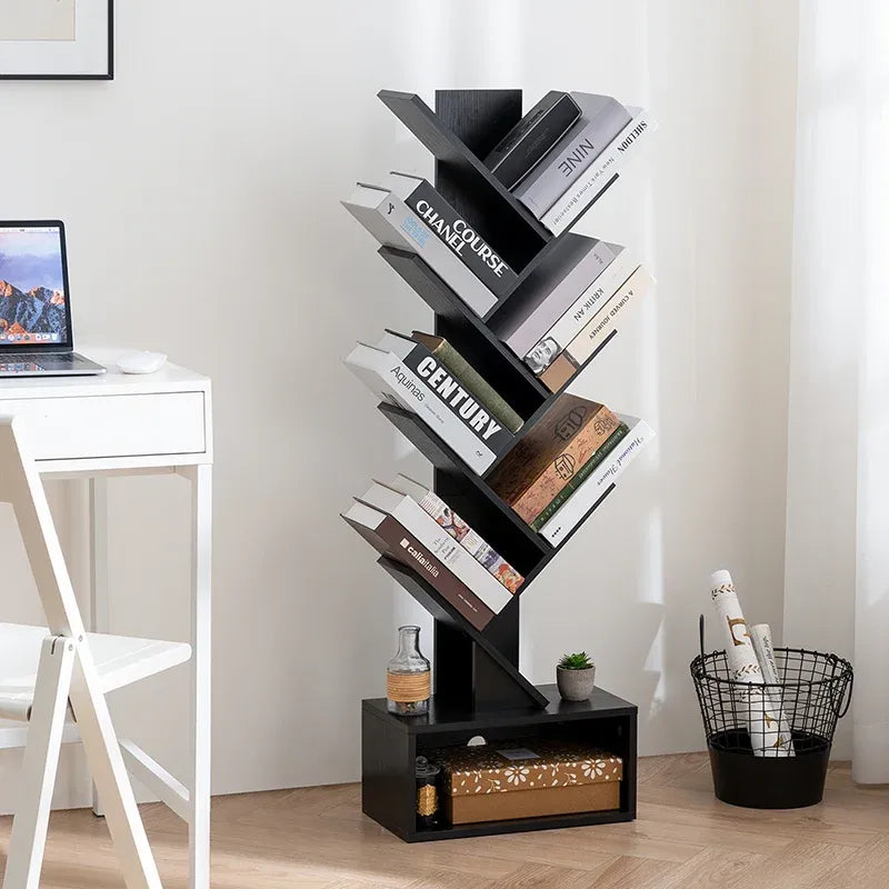 Yoobure Tree Bookshelf with Eight Storage Positions