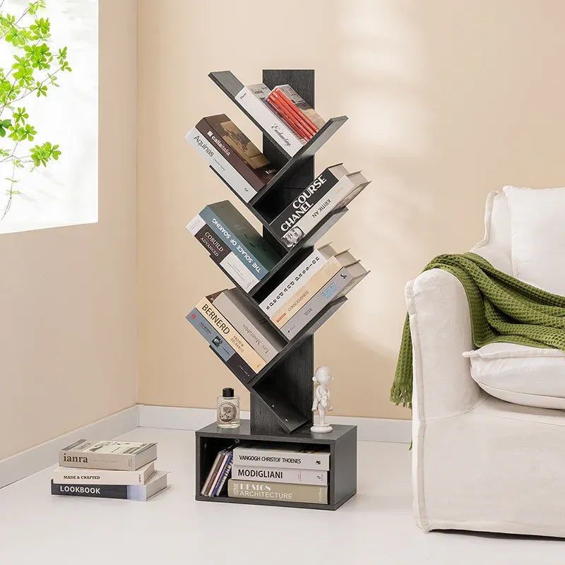 Yoobure Tree Bookshelf with Eight Storage Positions