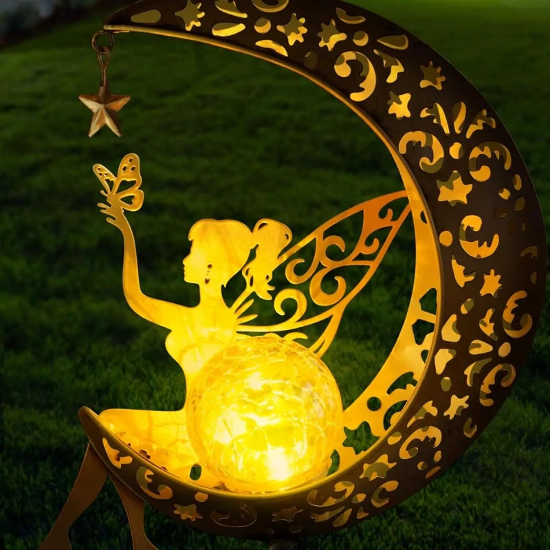 Yoobures Solar Garden Goddess Statue, Outdoor Decoration