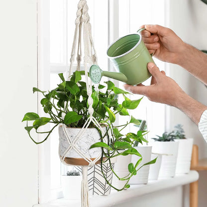 Yoobures 3 Pack Macrame Plant Hanger Indoor Hanging Planter