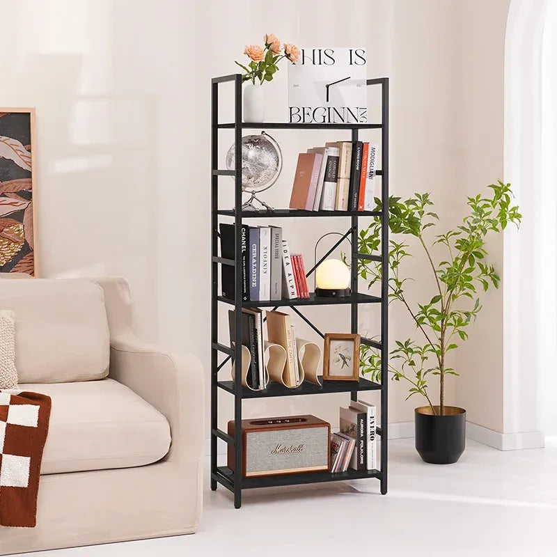 Simple Style Yoobure 5-Tier Tall Bookshelf