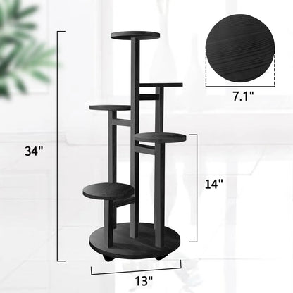 Yoobures 5 Tiered Tall Plant Stand for Indoor