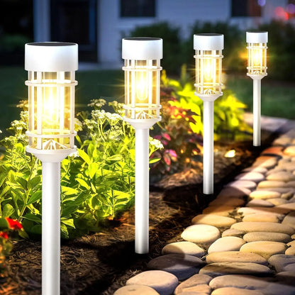 Yoobures 8 Pack Solar Outdoor Lights