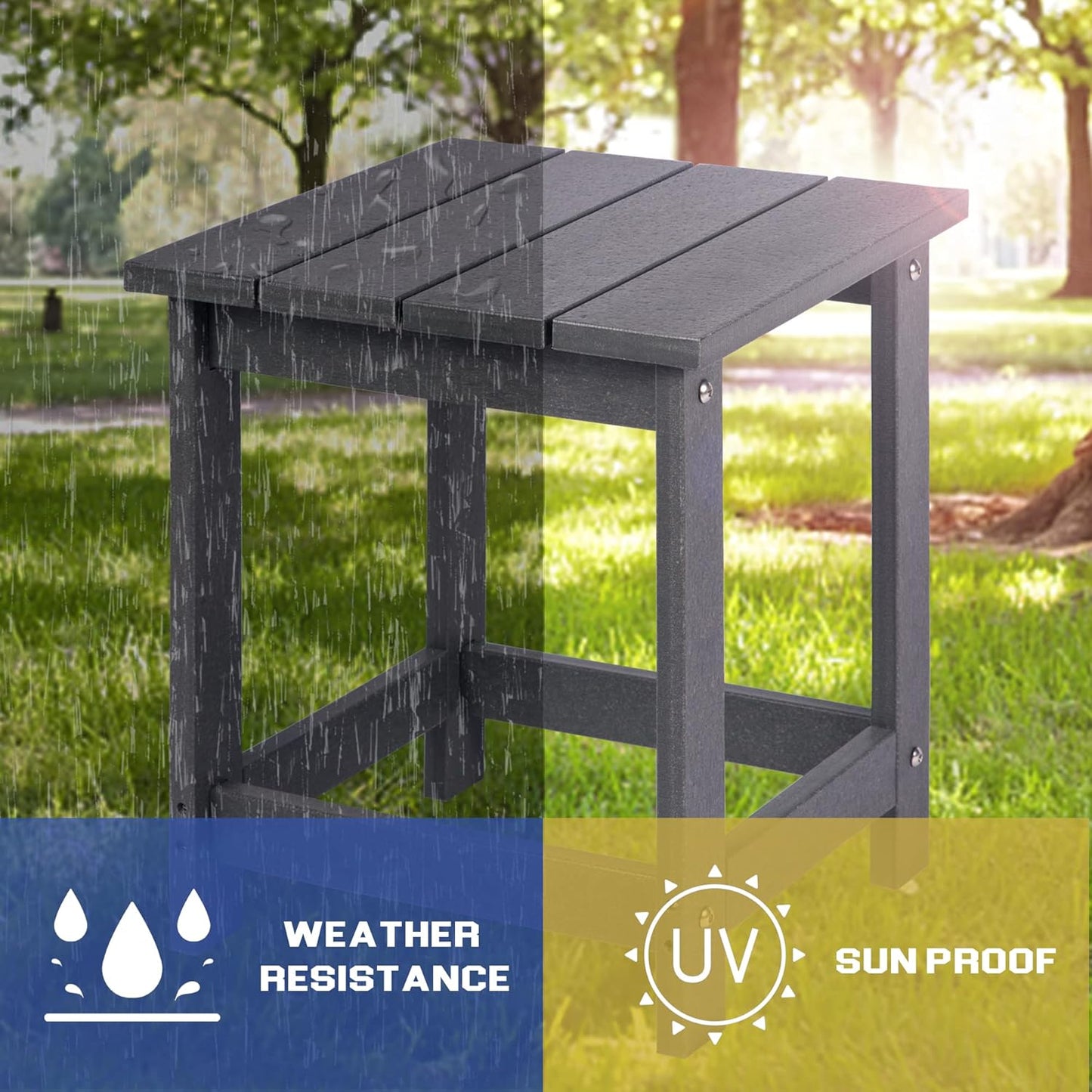 Square Weather-resistant Outdoor Table