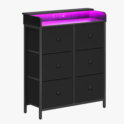 6 Drawer Stand with LED